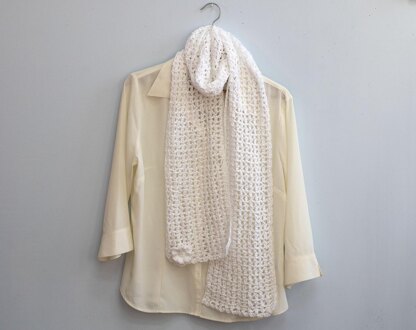 Lace Scarf with Flower