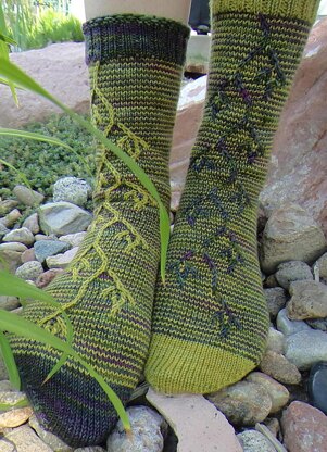 Poison Ivy Socks