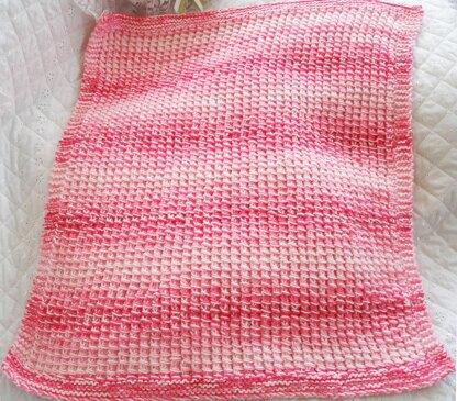 Easy knitting pattern for 2 Blankets 20 x 25"