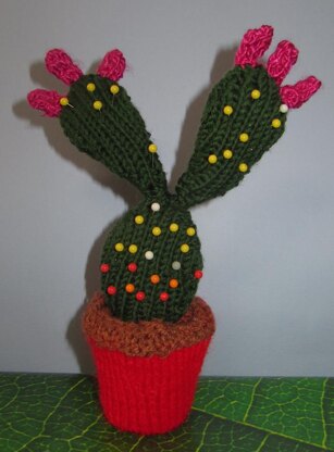 Prickly Pear Cactus Pin Cushion