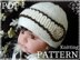 Knitting PATTERN Baby Set with Belt Shoes and Hat