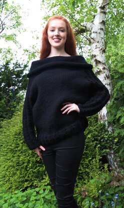 Cable Cowl Sweater