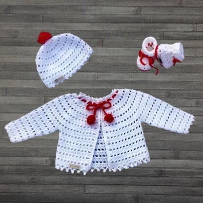 Holly Christmas Baby Set