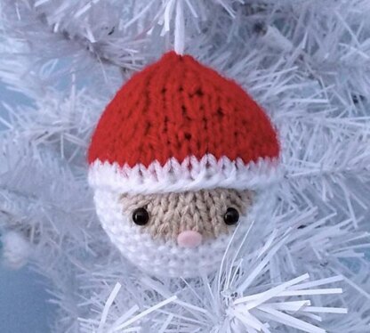 Christmas Balls Knit Ornament Pattern Set