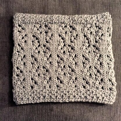 Flatiron lace cowl