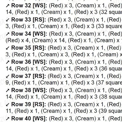 Bordered Cushion Initial Letter I Pillow Mini C2C Crochet Pattern ABC Name Bolster