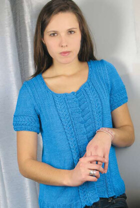 Azure Cardigan in Knit One Crochet Too Nautika - 2012