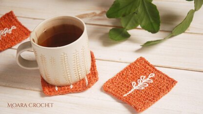 Wheat Crochet Coaster