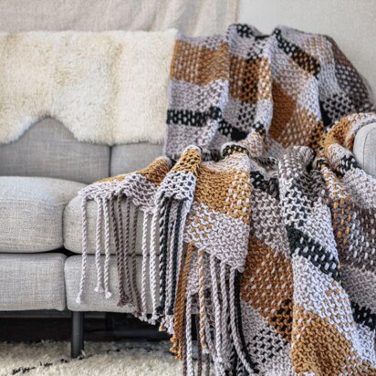 Moonstone Plaid Blanket