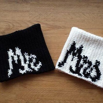 Sack Beanie - Mr and Mrs Wedding