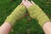 Green Fingers Fingerless Mitts