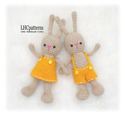 Yellow Easter Bunnies Crochet Pattern