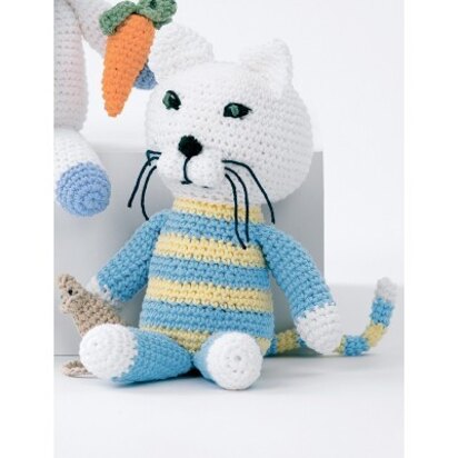 Baby's Kitty and Mouse Toys in Lily Sugar 'n Cream Solids