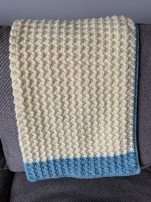 Ripple Stitch Baby Blanket