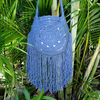 Crochet Tassel Boho Bag