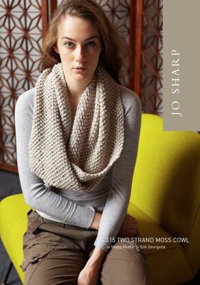 Two Strand Moss Cowl