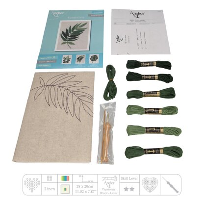 Anchor Palm Leaf Punch Needle Kit
