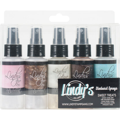 Lindy's Stamp Gang Starburst Sprays 2oz 5/Pkg - Sweet Treats