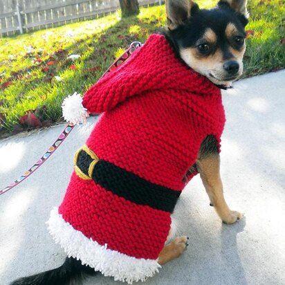 Holiday Hoodie for Dogs - knitting pattern