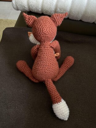 Fox with goose amigurumi