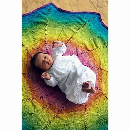 Wonderland Yarns Colorburst Blanket PDF