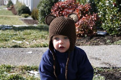 Bear Earflap Hat