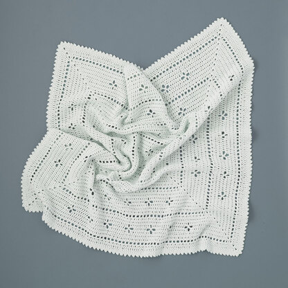 Lullaby Blanket & Bunny - Free Crochet Pattern for Babies in Paintbox Yarns Cotton DK