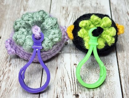Tiny Witch Cauldron Keychain