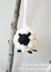 Chunky Knit Sheep Toy Ornaments, 2 sizes (approx. 3" and 5")