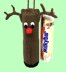 Reindeer chocolate gift bags 4 sizes