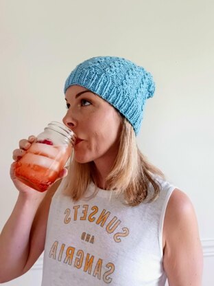 Rustic Twist Cabled Knit Hat