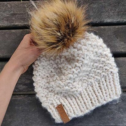 Snowflake Bulky Hat