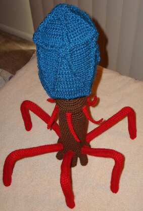 Bacteriophage Virus Crochet Pattern