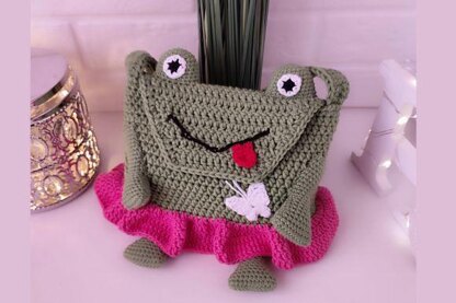 Frog crochet bag hot sale