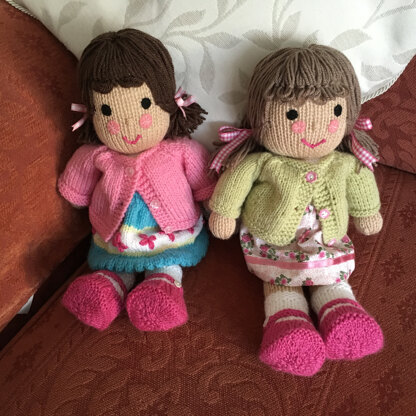 knitted dolls