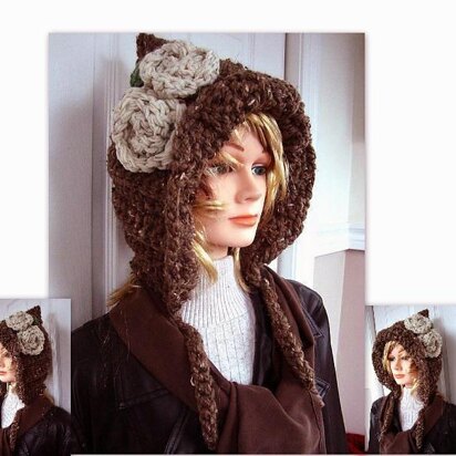 505, CROCHET PIXIE HOOD, age 5 to adult