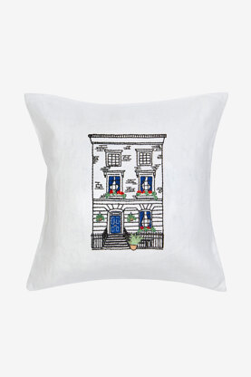 DMC London Townhouse Embroidery Pattern - PAT1383 - Downloadable PDF