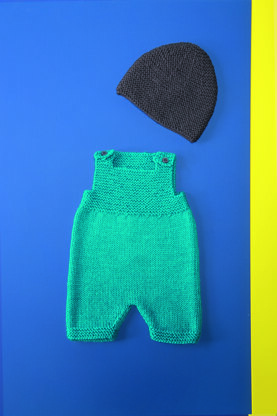 Baby Romper Shorts and Hat in Bergere de France Ideal - 72680-06 - Downloadable PDF