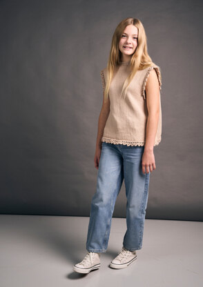 Mini Anker Top in MODE at Rowan Cotton DK PDF