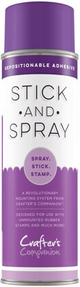 Crafter's Companion Stick & Spray Repositional Adhesive - 7.05oz