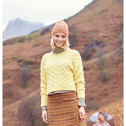 Women's Cardigan, Hat and Jumper in Rico Essentials Soft Merino Aran - 1046 - Downloadable PDF