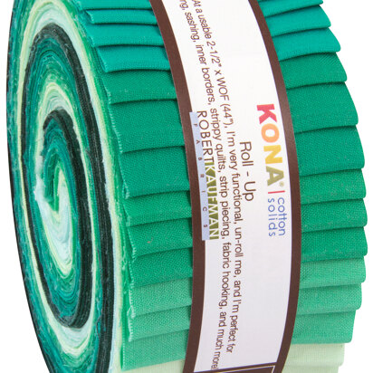 Robert Kaufman Kona Cotton Solids 2.5in Strip Roll - RU-441-40