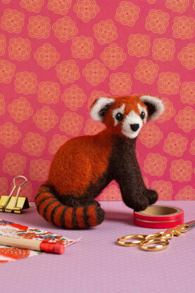 Hawthorn Handmade Red Panda Needle Felting Kit