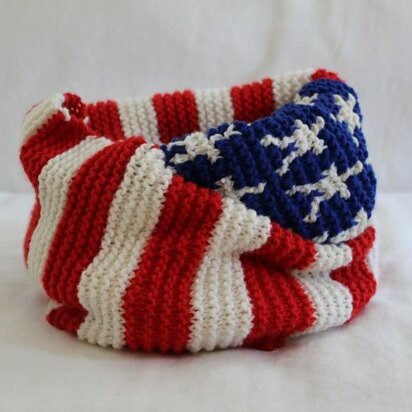 American Flag Infinity Scarf