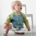 Debbie Bliss Two Colour Raglan Sweater PDF
