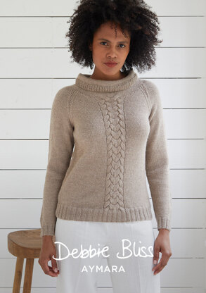 Dunwich Jumper - Knitting Pattern For Women in Debbie Bliss Aymara