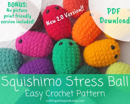 Yarn Ball Stress Reliever - Crochet Pattern Review - EyeLoveKnots