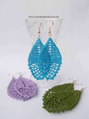 Drop lace earrings