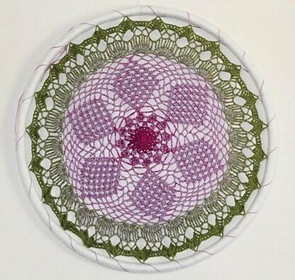 Granny's Garden Mandala wall hanging