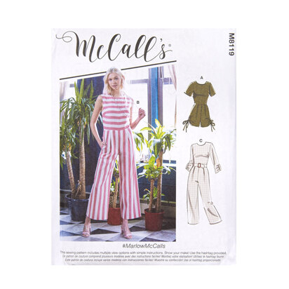 McCall's Misses' Shorts and Pants M8119 - Sewing Pattern